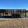 2025 TOP HAT 83″ X 16′ TANDEM AXLE LANDSCAPE TRAILER WITH WEEDEATER RACKS, TOOL CAGE AND SPARE - Image 6