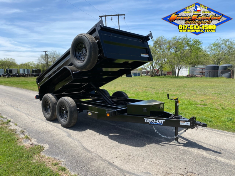 2024 TOP HAT 5' X 10' DUMP TRAILER WITH SPARE 7,000 GVWR