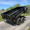 2024 TOP HAT 5' X 10' DUMP TRAILER WITH SPARE 7,000 GVWR - Image 6