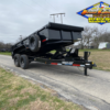 2024 TOP HAT 83" X 14' LOW PROFILE DUMP TRAILER WITH TARP, RAMPS AND SPARE 14,000 GVWR - Image 2