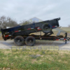 2024 TOP HAT 83" X 14' LOW PROFILE DUMP TRAILER WITH TARP, RAMPS AND SPARE 14,000 GVWR - Image 3