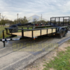 2025 TOP HAT 83" X 18' PIPE TOP UTILITY TRAILER WITH 4' SPRING ASSIST RAMP GATE, SPARE TIRE 7,000 GVWR - Image 9