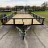 2025 TOP HAT 83" X 18' PIPE TOP UTILITY TRAILER WITH 4' SPRING ASSIST RAMP GATE, SPARE TIRE 7,000 GVWR - Image 8