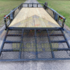 2025 TOP HAT 83" X 18' PIPE TOP UTILITY TRAILER WITH 4' SPRING ASSIST RAMP GATE, SPARE TIRE 7,000 GVWR - Image 6