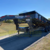 2025 TOP HAT 83" X 16' LOW PROFILE GOOSENECK DUMP TRAILER WITH TARP, RAMPS AND SPARE GREY 14,000 GVWR - Image 6