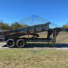 2025 TOP HAT 83" X 16' LOW PROFILE GOOSENECK DUMP TRAILER WITH TARP, RAMPS AND SPARE GREY 14,000 GVWR - Image 3