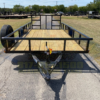 2025 TOP HAT 77" X 14' PIPE TOP SINGLE AXLE UTILITY TRAILER W/ 2' DOVE TAIL, 3' RAMP GATE WITH SPARE 2,990 GVWR - Image 8