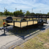 2025 TOP HAT 77" X 14' PIPE TOP SINGLE AXLE UTILITY TRAILER W/ 2' DOVE TAIL, 3' RAMP GATE WITH SPARE 2,990 GVWR - Image 7