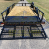 2025 TOP HAT 77" X 14' PIPE TOP SINGLE AXLE UTILITY TRAILER W/ 2' DOVE TAIL, 3' RAMP GATE WITH SPARE 2,990 GVWR - Image 5