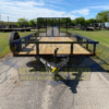 2025 TOP HAT 83" X 16' PIPE TOP UTILITY TRAILER WITH 4' SPRING ASSIST RAMP GATE, SPARE 7,000 GVWR - Image 9