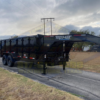 2025 TOP HAT 83" X 14' GOOSENECK DUMP TRAILER WITH 4' SIDEWALLS, TARP, RAMPS AND SPARE 14,000 GVWR - Image 3