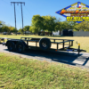 2025 TOP HAT 83" X 16' PIPE TOP TRAILER WITH SLIDE OUT RAMPS W/ SPARE - Image 2