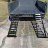 2025 TOP HAT 83" X 14' LOW PROFILE GOOSENECK DUMP TRAILER WITH TARP, RAMPS AND SPARE GREY 14,000 GVWR - Image 10