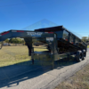 2025 TOP HAT 83" X 14' LOW PROFILE GOOSENECK DUMP TRAILER WITH TARP, RAMPS AND SPARE GREY 14,000 GVWR - Image 8