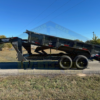 2025 TOP HAT 83" X 14' LOW PROFILE GOOSENECK DUMP TRAILER WITH TARP, RAMPS AND SPARE GREY 14,000 GVWR - Image 7