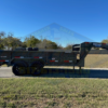 2025 TOP HAT 83" X 14' LOW PROFILE GOOSENECK DUMP TRAILER WITH TARP, RAMPS AND SPARE GREY 14,000 GVWR - Image 3