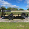 2025 TOP HAT 77″ X 12′ SINGLE AXLE PIPE TOP UTILITY TRAILER W/ 4′ SPRING ASSIST RAMP GATE, SPARE 2,990 GVWR - Image 3