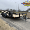 2025 TOP HAT 83" X 16' PIPE TOP TRAILER WITH SLIDE OUT RAMPS W/ SPARE 7,000 GVWR - Image 2