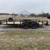 2025 TOP HAT 83" X 16' PIPE TOP TRAILER WITH SLIDE OUT RAMPS W/ SPARE 7,000 GVWR - Image 6