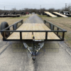 2025 TOP HAT 83" X 16' PIPE TOP TRAILER WITH SLIDE OUT RAMPS W/ SPARE 7,000 GVWR - Image 8