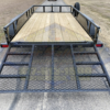 2025 TOP HAT 83″ X 14′ PIPE TOP UTILITY TRAILER WITH 4′ SPRING ASSIST RAMP GATE, SPARE 7,000 GVWR - Image 5