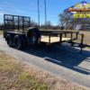 2025 TOP HAT 77" X 12' TANDEM AXLE UTILITY TRAILER W/ RAMP GATE, SPARE 4,490 GVWR - Image 2