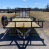 2025 TOP HAT 77″ X 14′ PIPE TOP UTILITY TRAILER W/ 4′ SPRING ASSIST RAMP GATE, SPARE 2,990 GVWR - Image 10