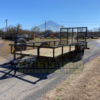 2025 TOP HAT 77″ X 14′ PIPE TOP UTILITY TRAILER W/ 4′ SPRING ASSIST RAMP GATE, SPARE 2,990 GVWR - Image 9