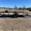 2025 TOP HAT 77″ X 14′ PIPE TOP UTILITY TRAILER W/ 4′ SPRING ASSIST RAMP GATE, SPARE 2,990 GVWR - Image 8