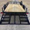 2025 TOP HAT 77″ X 14′ PIPE TOP UTILITY TRAILER W/ 4′ SPRING ASSIST RAMP GATE, SPARE 2,990 GVWR - Image 6