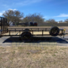 2025 TOP HAT 77″ X 14′ PIPE TOP UTILITY TRAILER W/ 4′ SPRING ASSIST RAMP GATE, SPARE 2,990 GVWR - Image 3