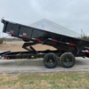 2025 TOP HAT 83" X 16' LOW PROFILE DUMP TRAILER WITH TARP, RAMPS AND SPARE 14,000 GVWR - Image 7