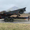 2025 TOP HAT 83" X 16' LOW PROFILE DUMP TRAILER WITH TARP, RAMPS AND SPARE 14,000 GVWR - Image 3