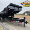 2025 TOP HAT 83" X 16' LOW PROFILE DUMP TRAILER WITH TARP, RAMPS AND SPARE 14,000 GVWR - Image 2