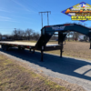 2025 TOP HAT 102" X 20' + 5' GOOSENECK TRAILER WITH JUMBO RAMPS AND SPARE 17,500 GVWR - Image 2