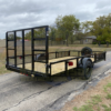 2025 TOP HAT 83" X 14' SINGLE AXLE UTILITY TRAILER W/ SIDE RAMPS, 4' SPRING ASSIST RAMP GATE, SPARE 2,990 GVWR - Image 4