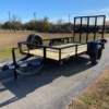 2025 TOP HAT 5' X 10' SINGLE AXLE TRAILER W/ RAMP GATE, SPARE - Image 8
