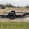 2025 TOP HAT 80" X 12' SINGLE AXLE EQUIPMENT TILT SCISSOR LIFT TRAILER WITH SPARE - Image 7