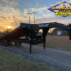 2025 TOP HAT 102" X 24' GOOSENECK HYDRAULIC TILT DECK TRAILER WITH SPARE 17,500 GVWR - Image 2