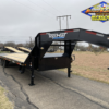 2025 TOP HAT 102" X 20' + 5' GOOSENECK TRAILER WITH JUMBO RAMPS AND SPARE 17,500 GVWR - Image 2