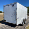 2025 LOOK 7' X 14' TANDEM AXLE ENCLOSED CARGO TRAILER WITH SPARE WHITE 7,000 GVWR - Image 8