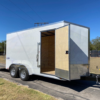 2025 LOOK 7' X 14' TANDEM AXLE ENCLOSED CARGO TRAILER WITH SPARE WHITE 7,000 GVWR - Image 7