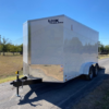 2025 LOOK 7' X 14' TANDEM AXLE ENCLOSED CARGO TRAILER WITH SPARE WHITE 7,000 GVWR - Image 5