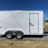 2025 LOOK 7' X 14' TANDEM AXLE ENCLOSED CARGO TRAILER WITH SPARE WHITE 7,000 GVWR - Image 3