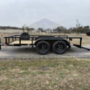 2025 TOP HAT 77" X 12' TANDEM AXLE UTILITY TRAILER W/ 2' DOVE TAIL, 3' RAMP GATE, SPARE 4,490 GVWR - Image 6