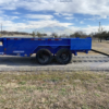 2025 LIBERTY 6' X 12' DUMP TRAILER WITH TARP, RAMPS AND SPARE 9,990 GVWR BLUE - Image 9