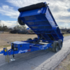 2025 LIBERTY 6' X 12' DUMP TRAILER WITH TARP, RAMPS AND SPARE 9,990 GVWR BLUE - Image 12