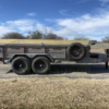 2025 LIBERTY 83" X 14' DUMP TRAILER WITH TARP, RAMPS AND SPARE 15,400 GVWR GREY - Image 4