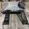 2025 LIBERTY 83" X 14' DUMP TRAILER WITH TARP, RAMPS AND SPARE 15,400 GVWR GREY - Image 11