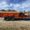 2025 LIBERTY 83" X 14' TELESCOPING DUMP TRAILER WITH TARP, RAMPS AND SPARE 15,400 GVWR ORANGE - Image 4